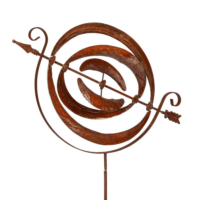 Wind Spinner Orb Rust - Large