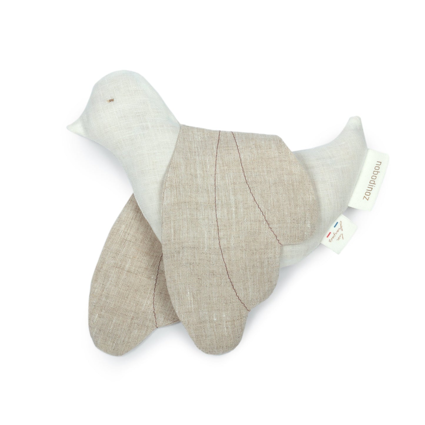 Lin Francais - Bird Rattle in Off White