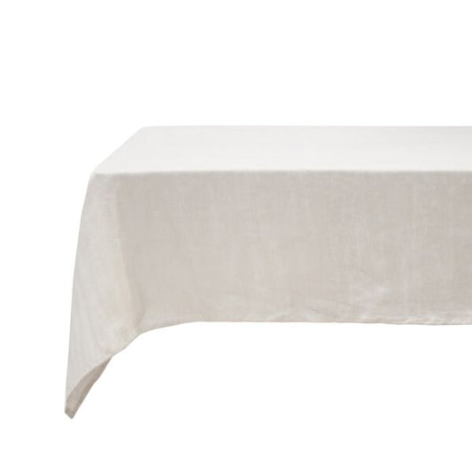 Trotters Lane - Pebble Linen Table Cloth (150cm X 275cm)