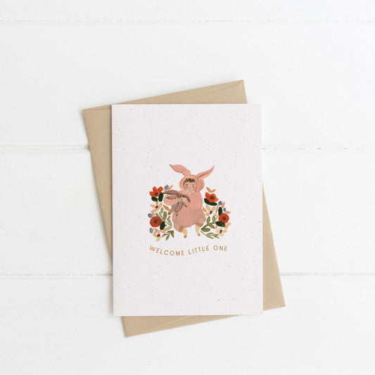 The Darling Fig - Welcome little one Greeting card
