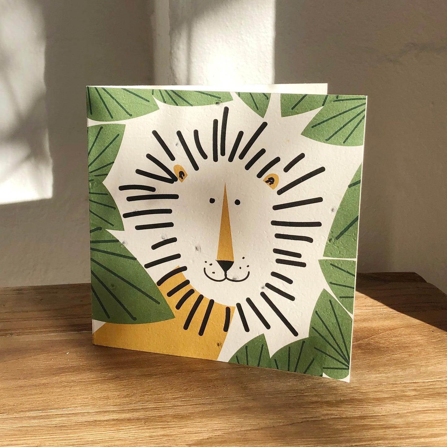 Plantable Card (Leo the Lion)