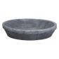 Round Grey Bowl with Saucer - Medium