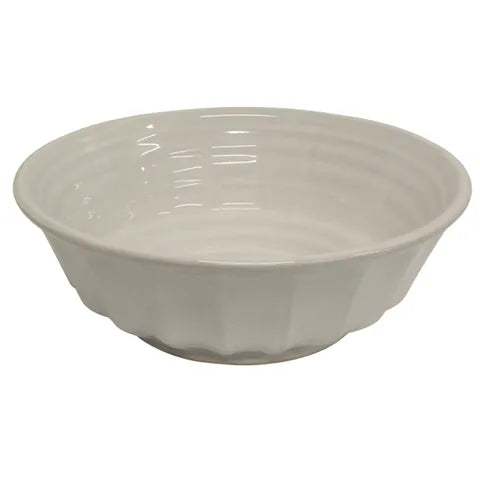 French Rustic White Mixing Bowl