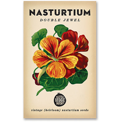 Nasturtium "Double Jewel" Heirloom Seeds